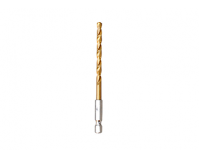 Hex shank DIN338 HSS twist drill